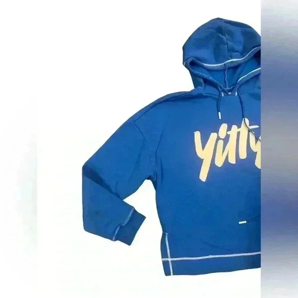 Yitty x Fabletics Major Label EP Hoodie Womens in Cobalt Blue Size Large - Picture 3 of 9